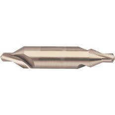 Broca Centrar Doble 5,00X063Mm Hss-Tin Din 333 Forma A Cor D