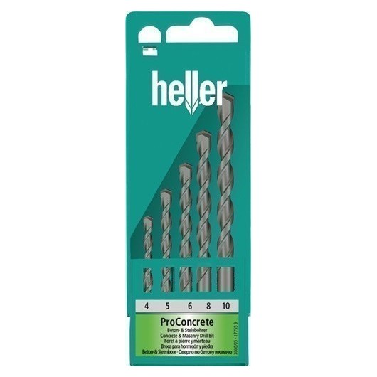 Juego De Brocas Para Hormigon/Piedra Iso5468 5 Uds. Diam. 4