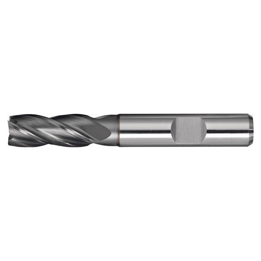 Fresa Frontal Din 844 Tipo N Diam. Nominal 8 Mm Hss-Co8 Ticn