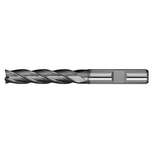 Fresa Frontal 03X18Mm 4 Filos Din 844 Hss-Co Ticn Tipo N