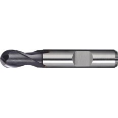 Fresa Esferica Frontal 10X21Mm 2 Filos Hss-Co Tin Promat