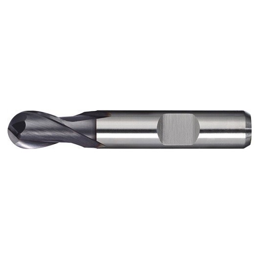 Fresa Esferica Frontal 18X29Mm 2 Filos Hss-Co Tin Promat
