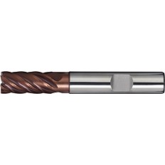 Fresa Frontal Din 6527 L Diam. Nominal 10 Mm Vhm Tialn 35-38