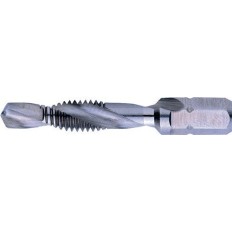 Broca Macho Avellanador Hssg 1/4 Pulg. Hexagonal M5 X 4,2 Mm