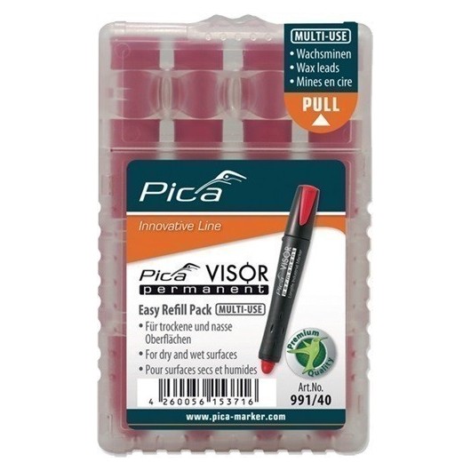 Juego De Minas Visor Permanent 4 X Rojas Resistente Al Agua