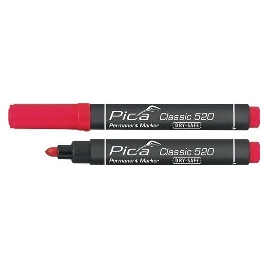 Rotulador Permanente Classic Rojo Ancho De Trazo 1-4 Mm Punt