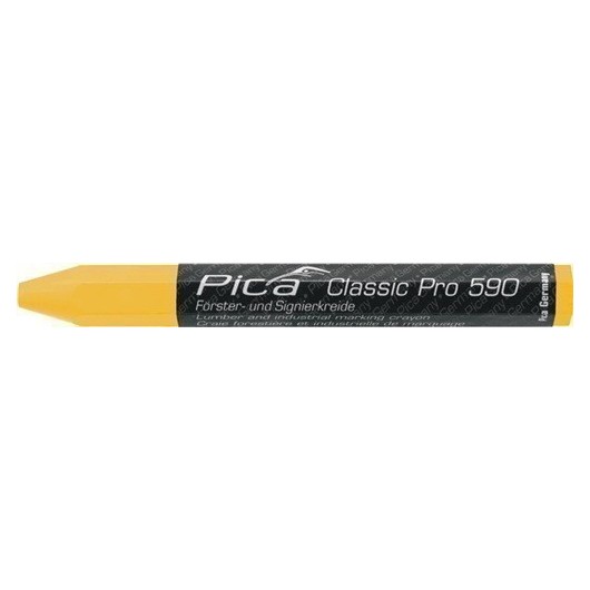 Tiza Para Marcar Classic Pro 590 Amarilla Envuelta 12Ud