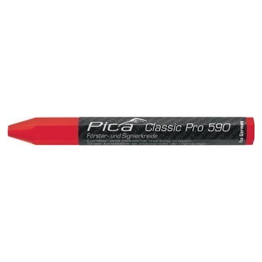 Tiza Para Marcar Classic Pro 590 Roja Envuelta 12Ud