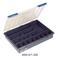 Estuche Clasif 338X261X57Mm 15 Comparti Pp Azul T/Transpare