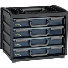 Caja Clasif Seguridad 376X310X265Mm C/Asa Pp Con 4 Estuches