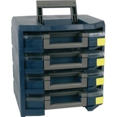 Caja Clasif Seguridad 347X342X305Mm C/Asa Pp Con 4 Maletines