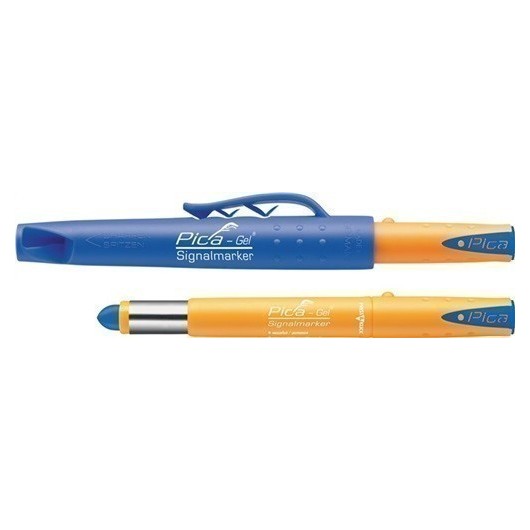 Marcador Permanente Pica-Gel Azul Resistente Al Agua Pica