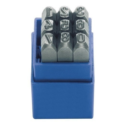 Numeracion De Golpe 08Mm Acero Jgo 09 Piezas 328 Kukko