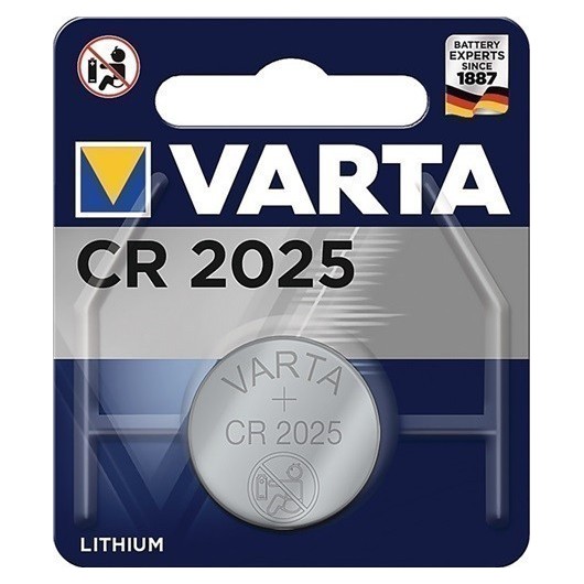 Pila De Boton Electronica 3 V 157 Mah Cr2025 20 X 2,5 Mm Var