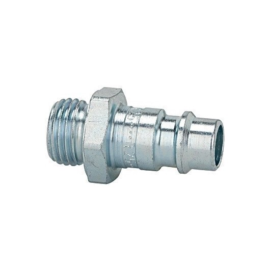 Racor Acero Niquel. Conector Macho Dn 7,2-7,8 Rosca Exterior