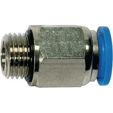 Conexion Roscada Recta Rosca G 1/2"-Manguera 06Mm Serie Azul