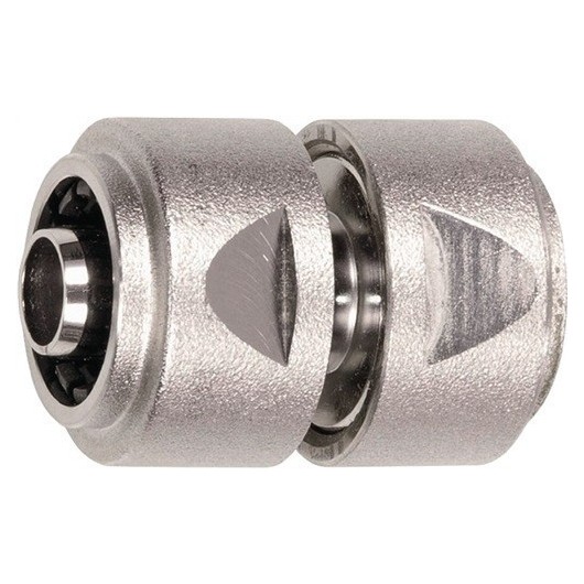 Conector Manguera S1/2" Laton/Niquelado C/Tuerca Geka Plus