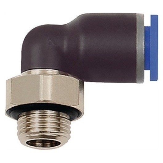 Conexion Roscada En L Rosca G 1/8"-Manguera 06Mm Serie Azul