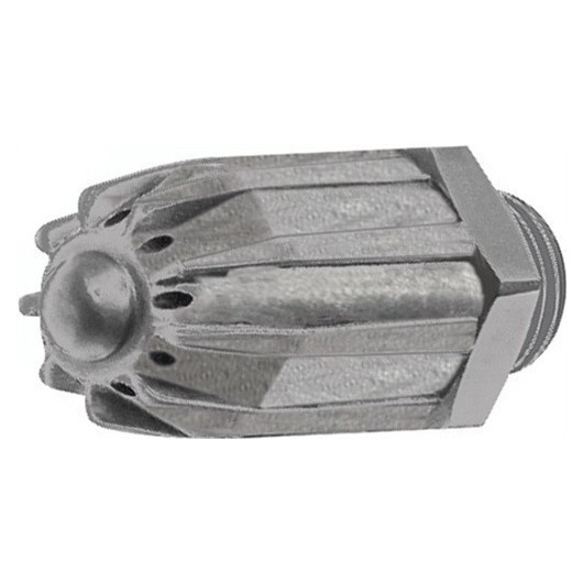 Boquilla Redonda Rosca Exterior Inyeccion De Zinc Longitud 4