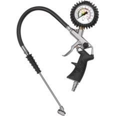 Manometro Man Neumaticos Pistola 0-12 Bar Enchufe Gasolinera
