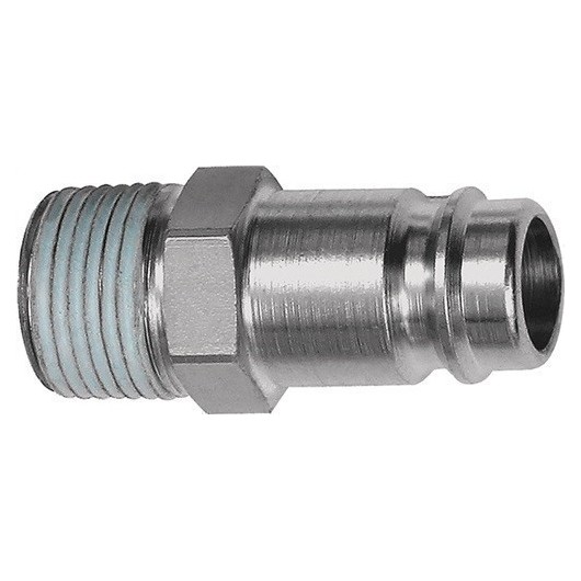 Racor Acero Endur./Niq. Conector Macho Dn 10 Rosca Exterior