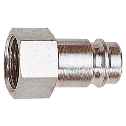 Racor Acero Endur./Niq. Conector Macho Dn 10 Rosca Interior