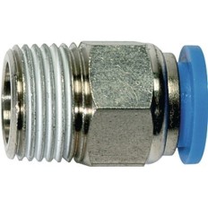 Conexion Roscada Recta Rosca R 1/2"-Manguera 10Mm Serie Azul