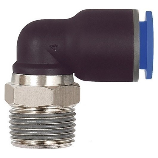 Conexion Roscada En L Rosca R 1/8"-Manguera 08Mm Serie Azul
