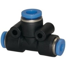 Conector En T Serie Azul 2 X 8 / 1 X 6 Mm L1 22,5 Mm Riegler