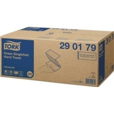 Toallas De Papel De Manos Tork 2 Capas, Verde 3750Unds