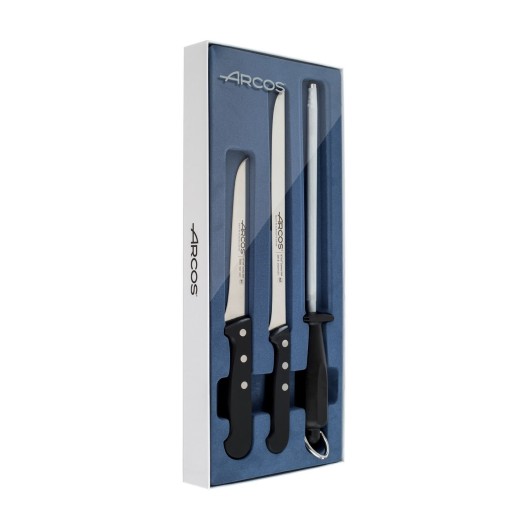 Cuchillo Jamonero Set Univ Acero Nitrum Ne Arcos 3 Pz