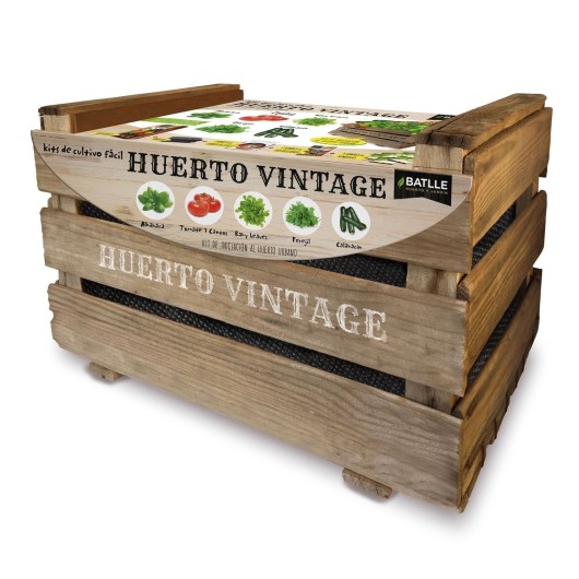 Huerto Urbano Vintage Sustrato+Semilla Batlle