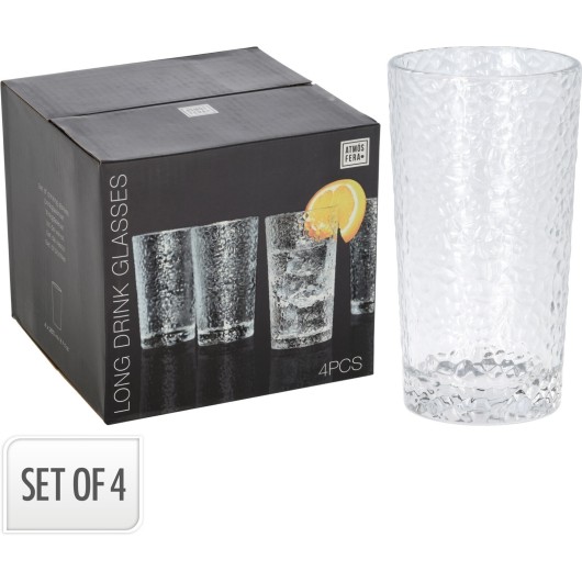 Vaso Mesa 300 Ml Crist Tumbler Koopman 4 Pz