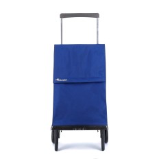 Carro Compra 2R 45Lt Pleg Azul Klein Rolser