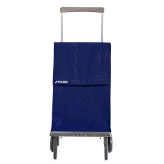 Carro Compra 2R 45Lt Pleg Azul Klein Rolser