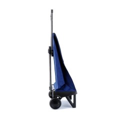 Carro Compra 2R 45Lt Pleg Azul Klein Rolser