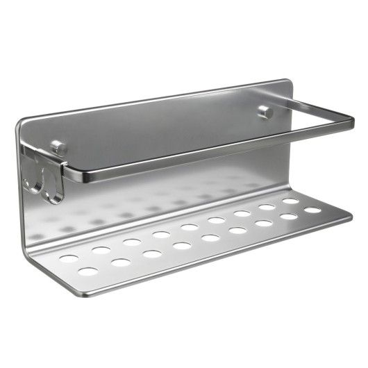 Cestillo Baño 10,0X30,0X12,0Cm Rect Alu Gr/Ac Moon Tatay