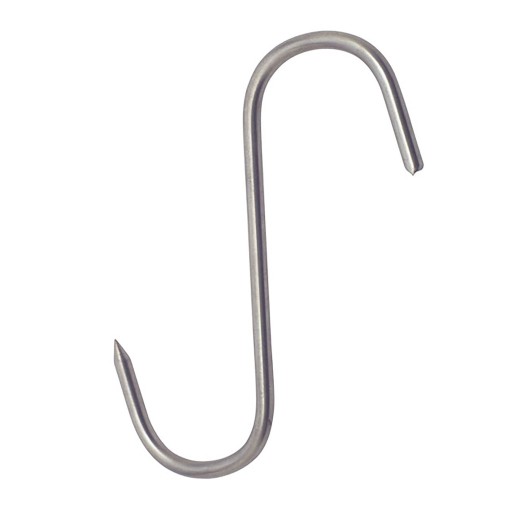 Gancho Carnicero 100Mm Inoxidable F.Cortes 10 Pz