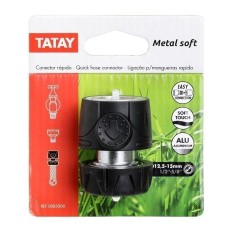 Conector Riego Rap 1/2-5/8 Alu Soft Tatay