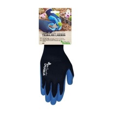 Guante Jardineria Xs6 P/Latex Juba Nylon/Latex Az