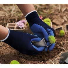 Guante Jardineria S07 P/Latex Juba Nylon/Latex Az