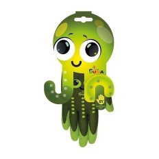 Guante Jardineria 8Y Inf Juba Nylon/Latex Ver Kids