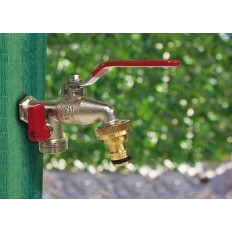 Grifo Jard Curvo Doble Salida Lat Pla Aqc