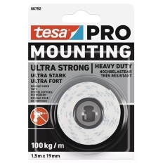 Cinta Adh 19Mmx  1,5Mt D/Cara Mounting Pro Ultra Strong Tesa