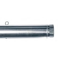 Tubo Estufa Con Llave 90Mm Ac.Galv Ac. Exogalva Exojo 1 Metro Longitud
