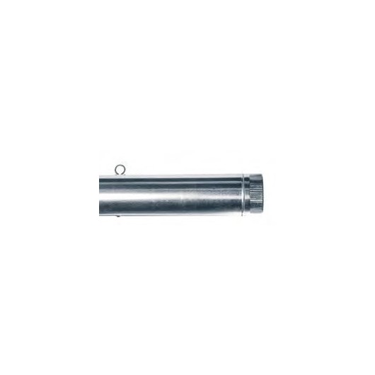 Tubo Estufa Con Llave 90Mm Ac.Galv Ac. Exogalva Exojo 1 Metro Longitud