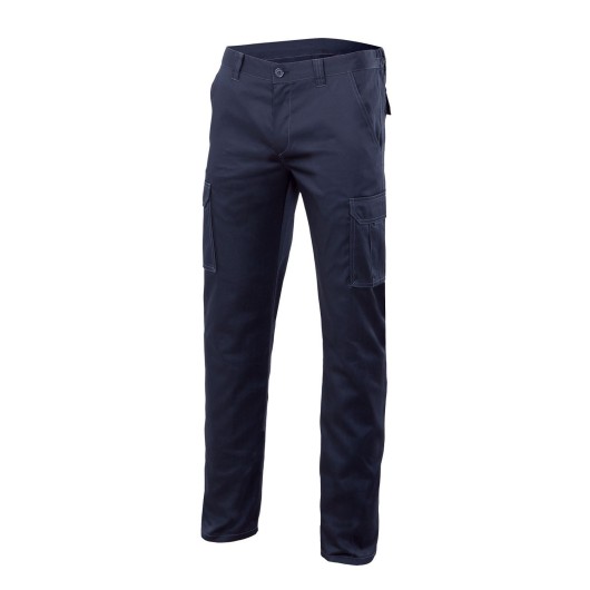 Pantalon Trabajo T36 Elast.  46%Alg38%Emet16%Pol Az/Mar Stre