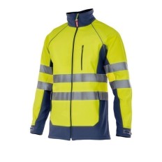 Chaqueta Trabajo 3Xl Al.Vis. 94%Poli6%Elas Amarillo Fluor/Ma