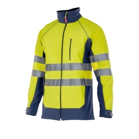 Chaqueta Trabajo S Al.Vis. 94%Poli6%Elas Amarillo Fluor/Mari