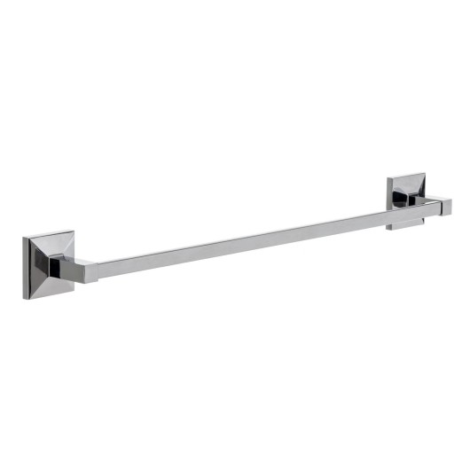 Toallero Baño 60 Cm. Fijacion Con Y Sin Tornillo Ac Crom Ico